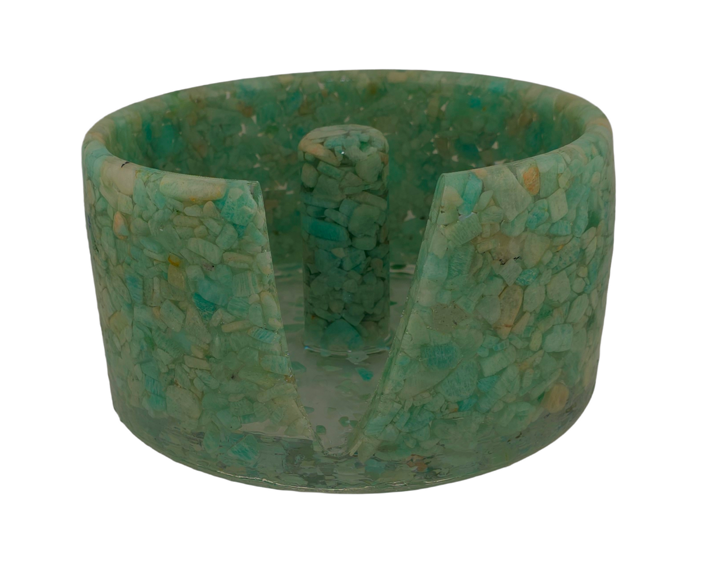 Large Paper Towel Holder - Amazonite