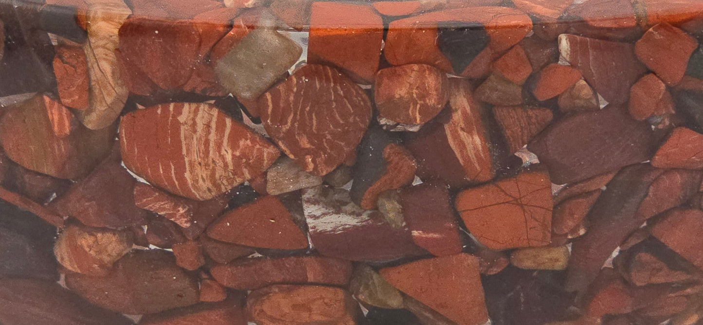 8" Decorative Bowl Snakeskin Jasper